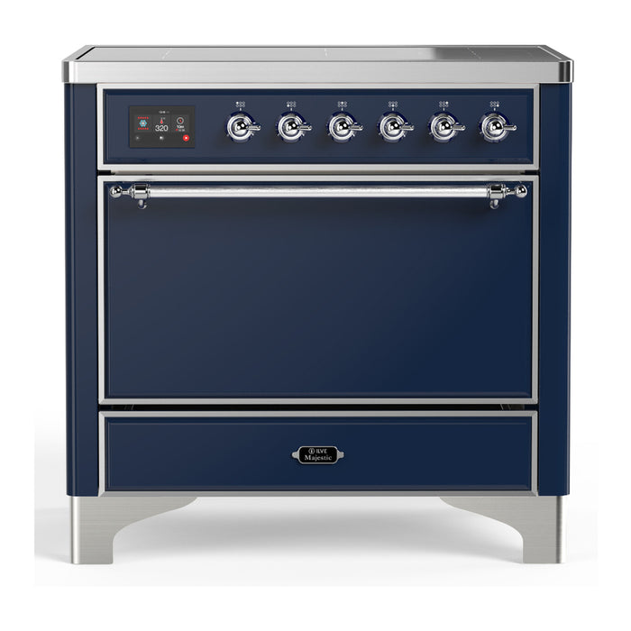 ILVE 36"Majestic III Induction Range, UMIB36QNR3 — UMIB36QNR3AWB