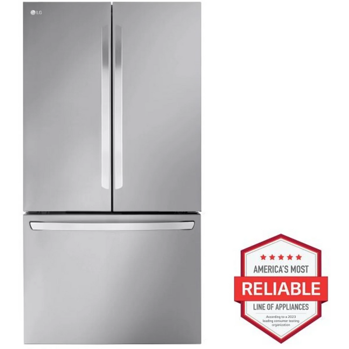 LG 36" Smart Freestanding Counter-Depth MAX™ French Door Refrigerator, LRFLC2706S