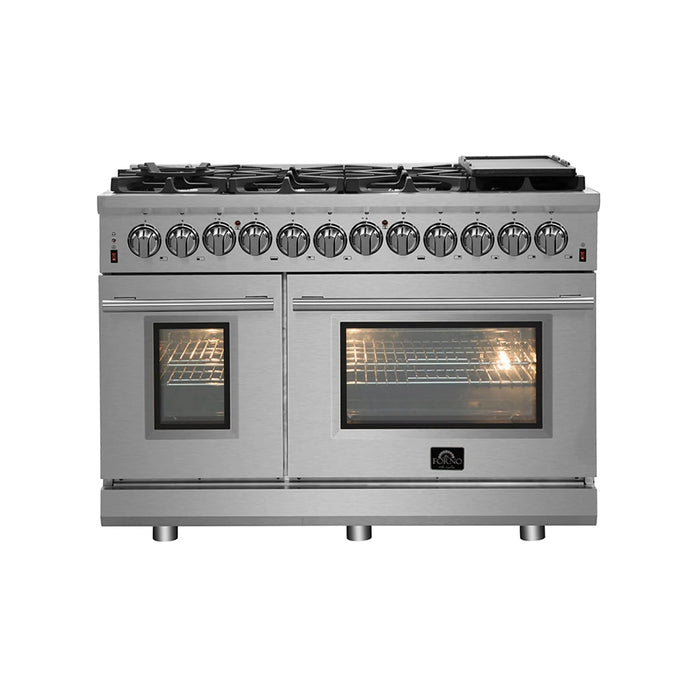 FORNO Massimo 48″ Gas on Gas Range FFSGS6239-48