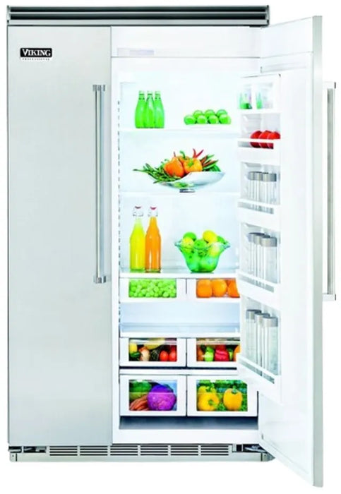 Viking® 5 Series 48" Custom Panel Built In Side-by-Side Refrigerator FDSB5484