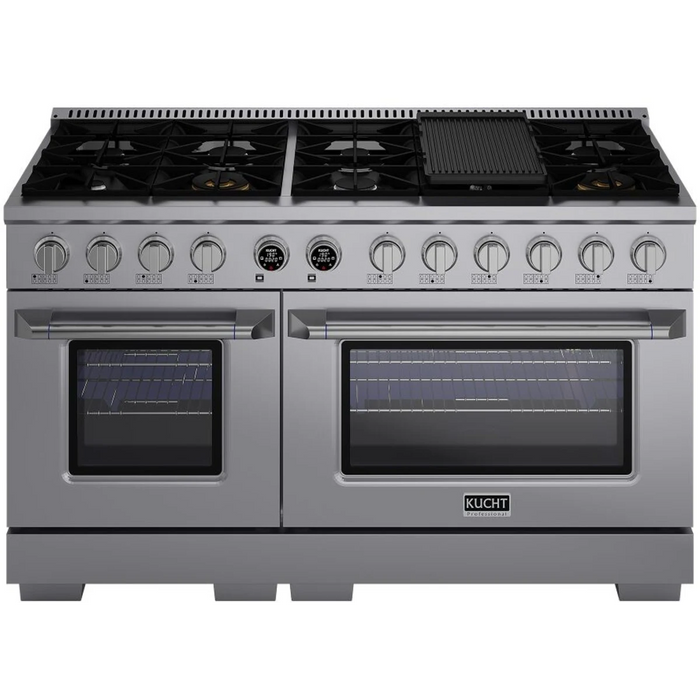 Kucht 60" Freestanding Dual Fuel Range KXP60-SS