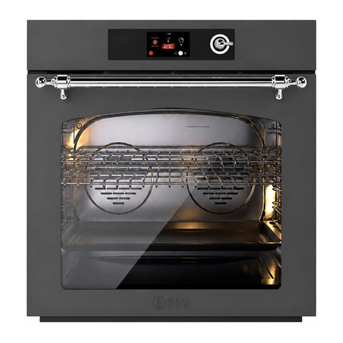 ILVE Nostalgie II 30" Pyrolytic Single Wall Oven UOV30NTPYMG