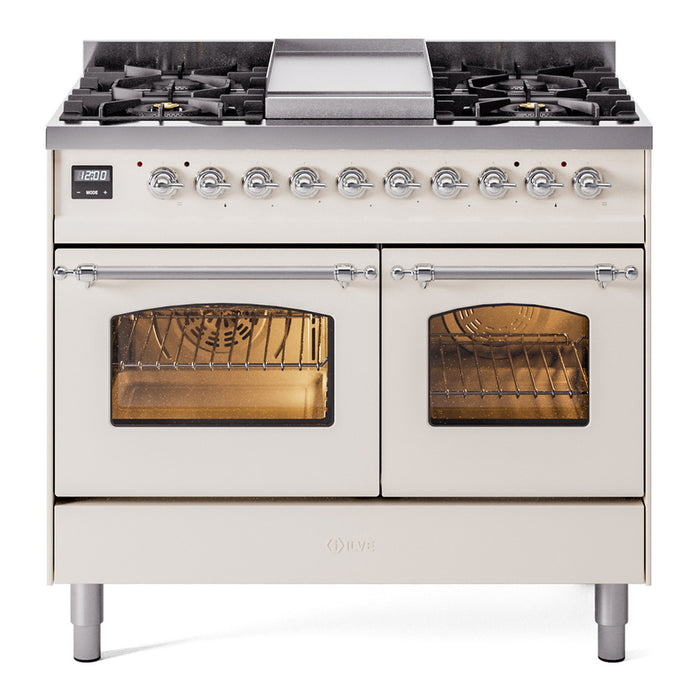 ILVE Nostalgie II 40" Dual Fuel Range, UPD40FNMP