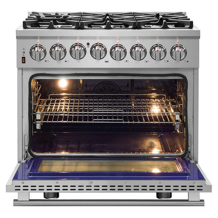 FORNO Massimo 36″ Dual Fuel Range FFSGS6125-36