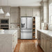 THOR Kitchen 36" Counter Depth Refrigerator, Water Dispenser, Ice Maker - Angle View