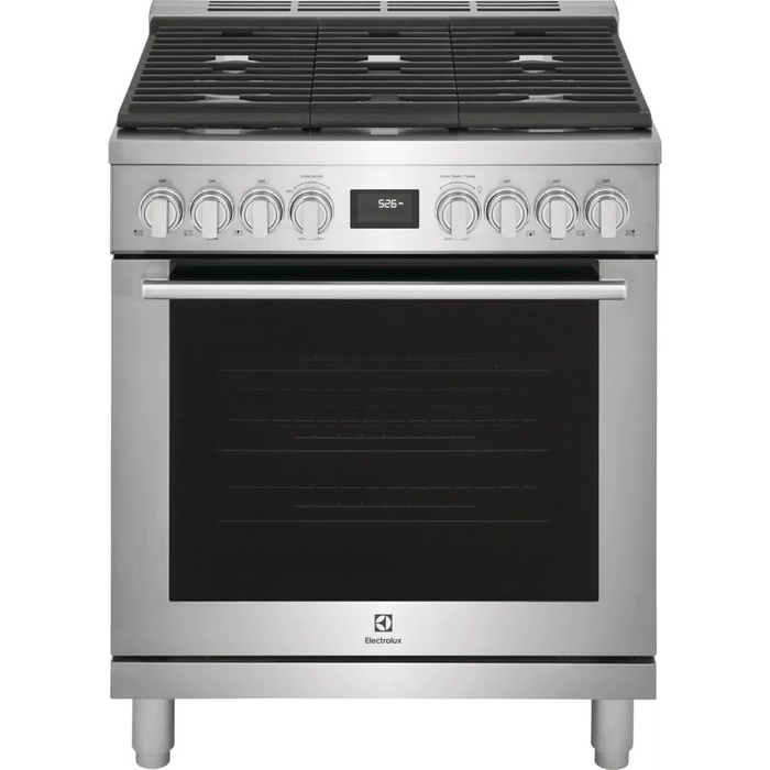 Electrolux 30" Freestanding Gas Range ECFG3068AS
