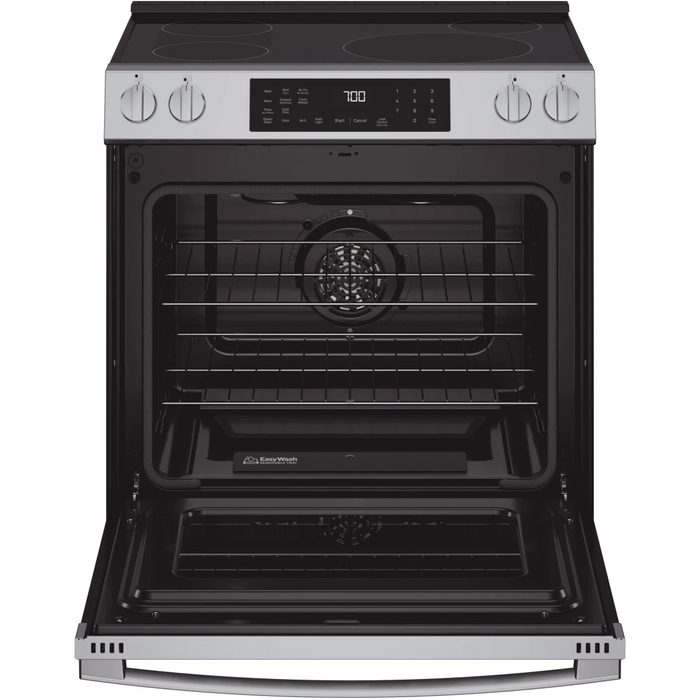 GE 30" Smart Slide-In Induction Range, PHS700AYFS