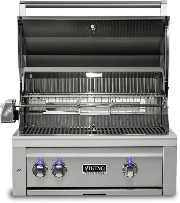 Viking® 5 Series 3-Burner Stainless Steel Built In Natural Gas Grill VQGI5301NSS
