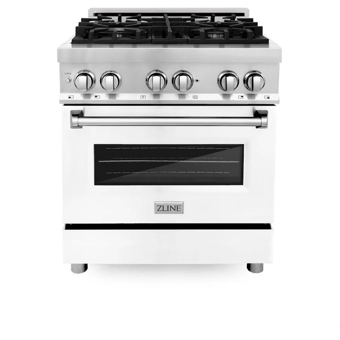 ZLINE 30" Bundle Range RA-WM-30 & Range Hood KB-30, 2KP-RAWMRH30