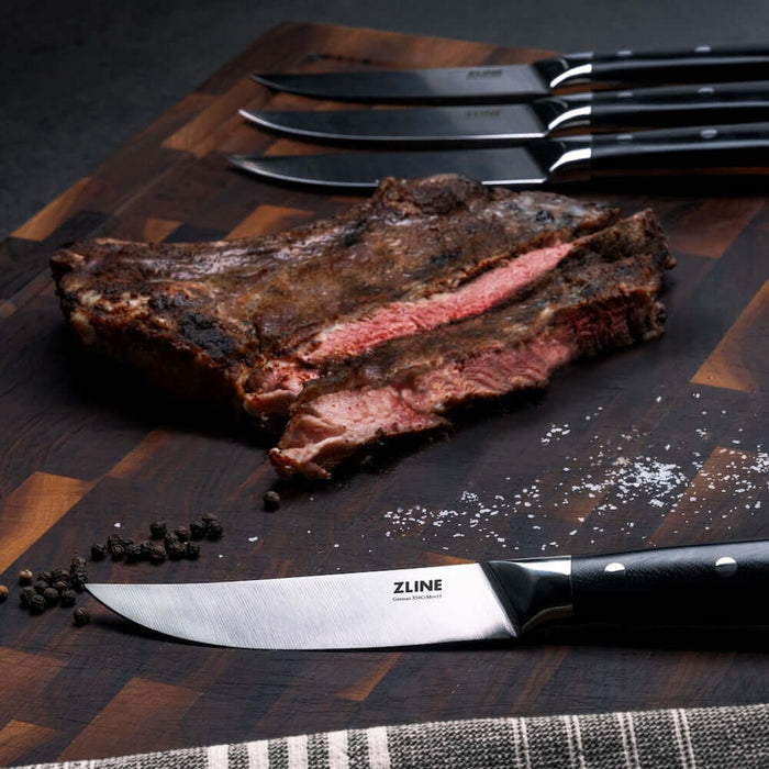 ZLINE 4-Piece Professional German Steel Steak Knife Set STK-GS-4