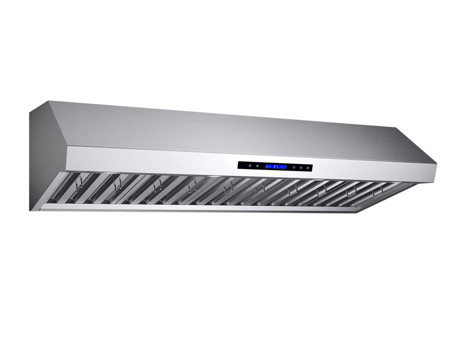 Forno 60'' 1000 CFM Wall Mount Range Hood Stainless Steel, FRHWM5030-60