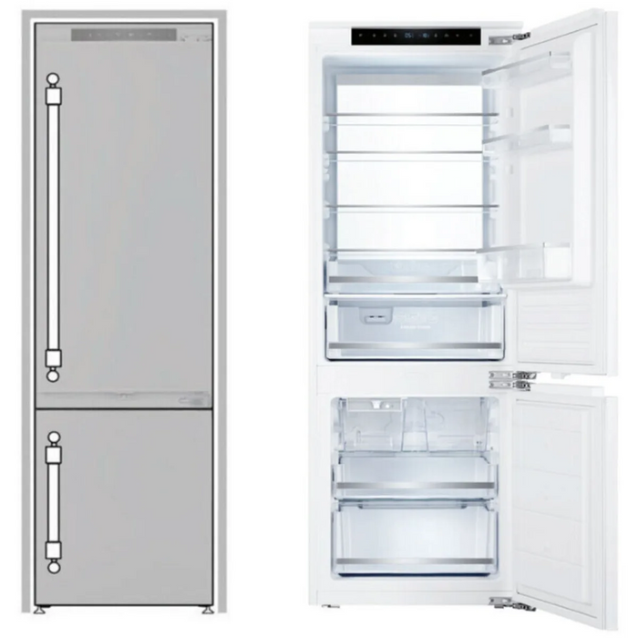 ILVE 24" Built-In Bottom Freezer Refrigerator, Panel Ready URBM22SIWPRY