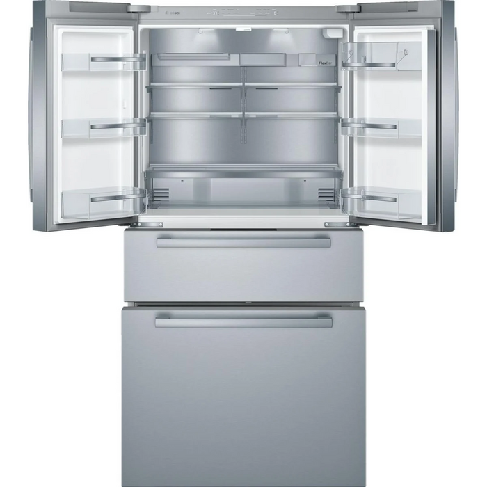 BOSCH 36" Counter Depth French Door Smart Refrigerator, B36CL80SNS