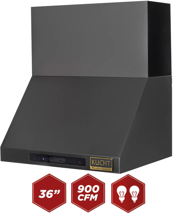 Kucht Gemstone™ 36" Wall Mount Range Hood KRH363A-C