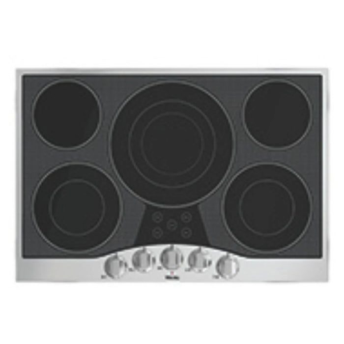 Viking® Professional Series 36" Stainless Steel/Black Glass Electric Cooktop RVEC3365BSB