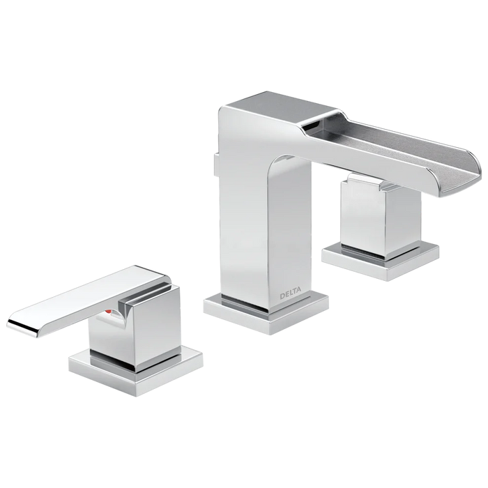 Delta Ara Two Handle Widespread Channel Bathroom Faucet 3568LF