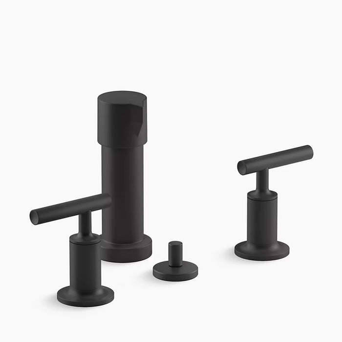 KOHLER Purist Vertical spray bidet faucet, lever handles K-14431-4