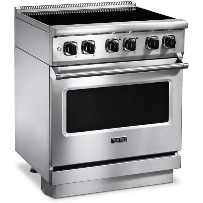 Viking® 5 Series 30" Stainless Steel Pro Style Induction Range VIR53024BSS