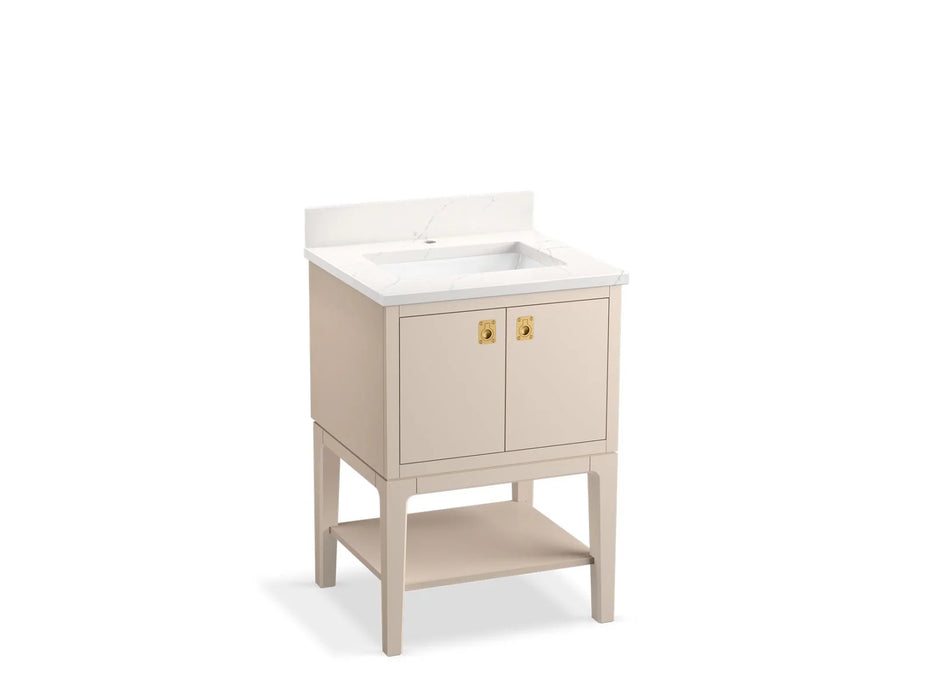KOHLER Seagrove by Studio McGee 24" bathroom vanity cabinet, sink, quartz top K-35024