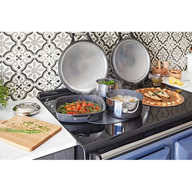 AGA 39" R7 100 Classic Cast Iron Collection Electric Range - British Racing Green AR7339BRG