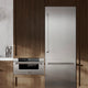 ZLINE Built-In Bottom Freezer Refrigerator, Water Dispenser, Ice Maker, Satin Stainless Steel RBIV-SN