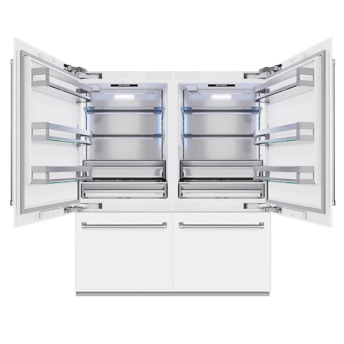 ZLINE 72" Built-In Bottom Freezer Refrigerator,Water Dispenser, Ice Maker, RBIT-WM-72