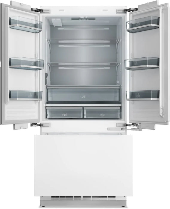 THOR 36" Panel Ready Built-In French Door Refrigerator, Interior Water Dispenser, Ice Maker, XRF3619BFP