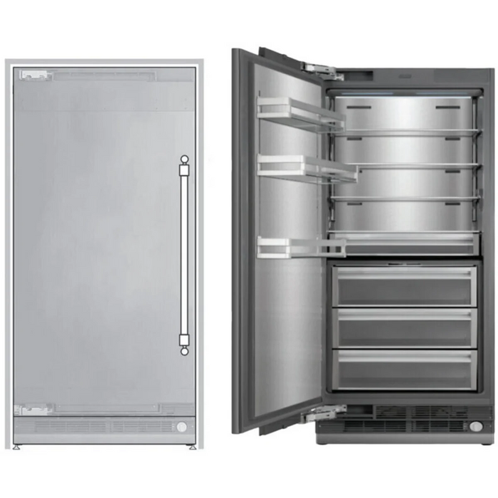 ILVE 36" Freezer Column, Panel Ready UFFC36SINPRY
