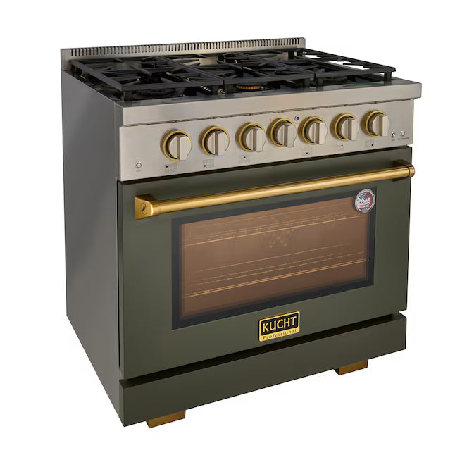 KUCHT 36" Natural Gas Range, KFX3600X-70AG