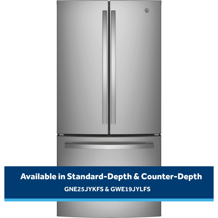 GE 33" French Door Refrigerator, GNE25JYKFS