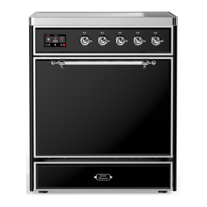 ILVE 30"Majestic III Induction Range, UMIB30QNR3 — UMIB30QNR3AWB