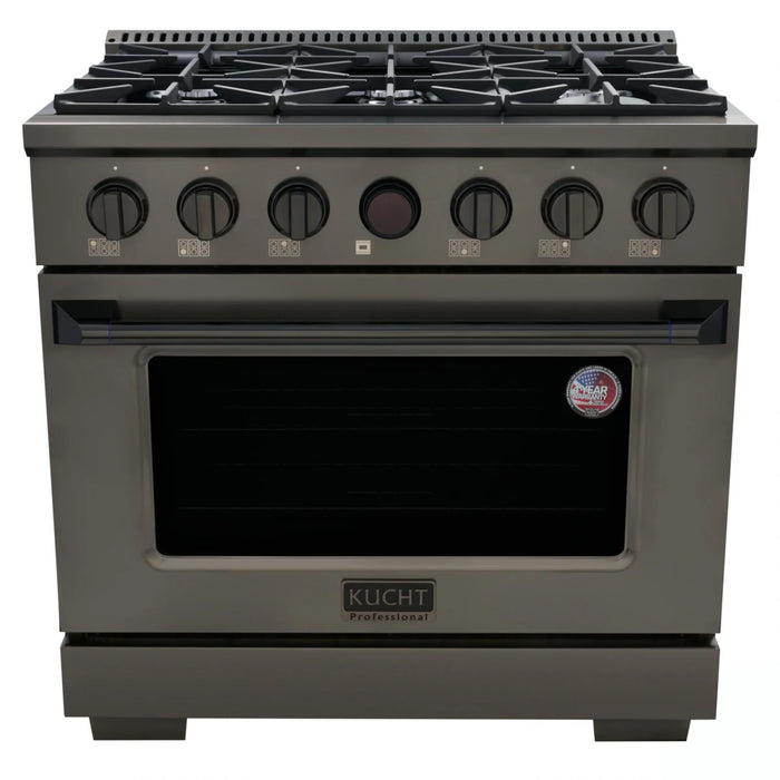 Kucht 36" Freestanding Dual Fuel Range KXD36-TT