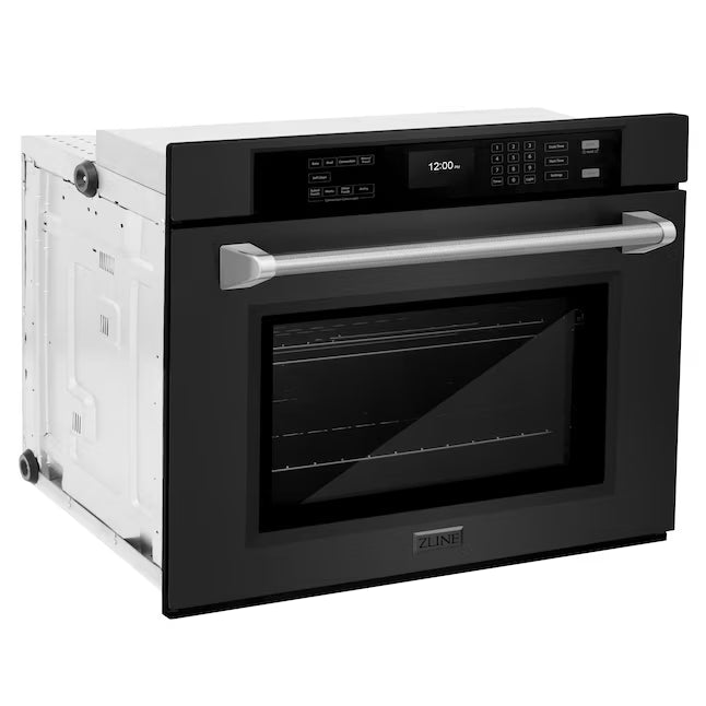 ZLINE 30" Single Electric Wall Oven, Air Fry True Convection, Self-cleaning WASBL-30-KST