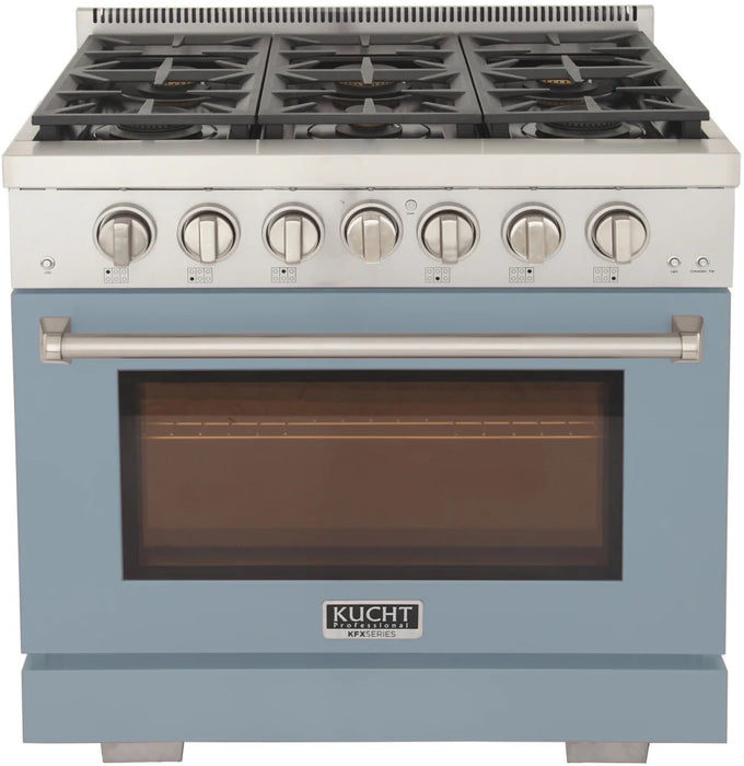 Kucht 36" Freestanding Professional Gas Range KFX3600X-LB