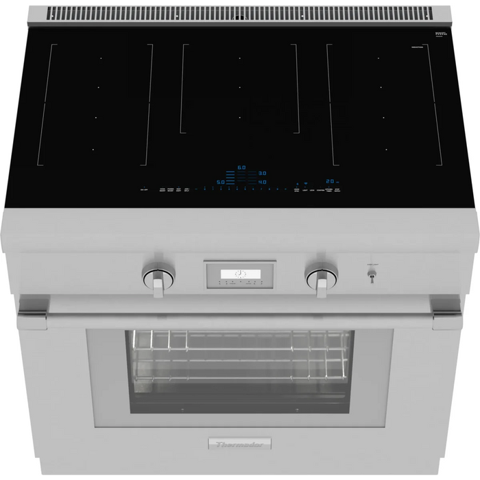 THERMADOR 36" Freestanding Induction Smart Range, PRI36LBHU