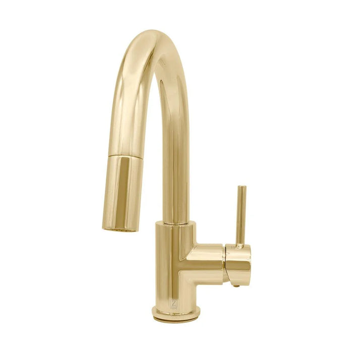 ZLINE Dante Kitchen Faucet In Polished Gold, DNT-KF-PG