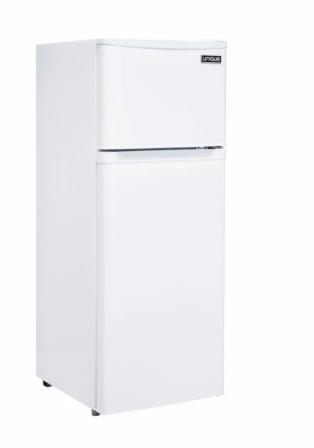 UNIQUE 22.8" Freestanding Top Freezer Refrigerator - Solar, UGP-170L W