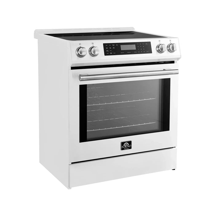 FORNO Espresso Donatello 30" Induction Range, FFSIN0905-30WHT