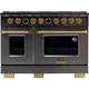 Kucht 2 Piece Kitchen Appliances Package with Dual Fuel Range KXD48-KRHG480-GL