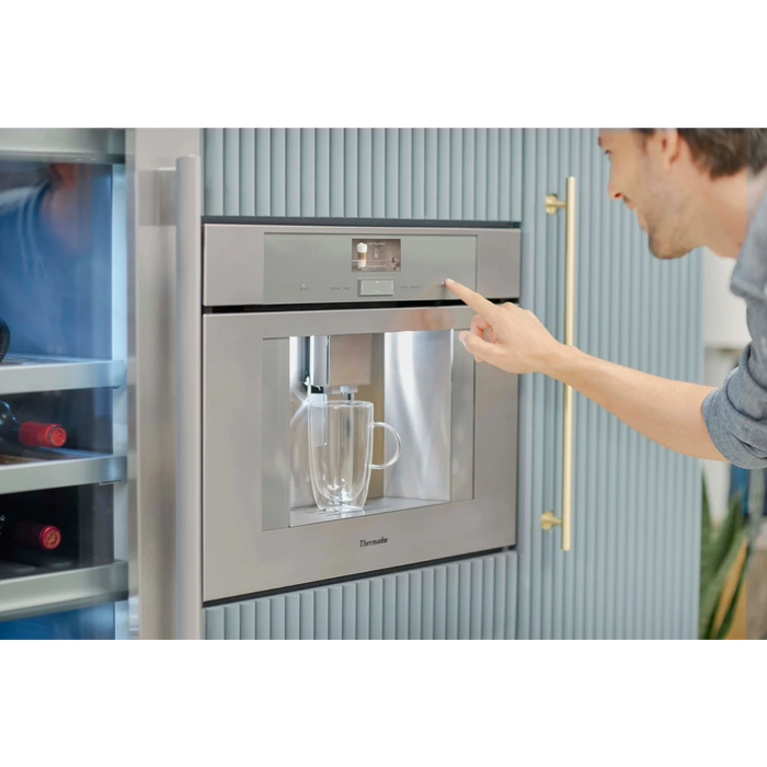 THERMADOR 24" Smart Built In Plumbed Coffee Machine, TCM24PS