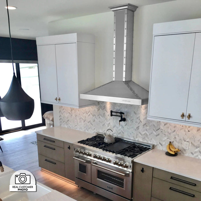 ZLINE 30" Designer Series Stainless Island Range Hood, KB2i-4SSXS-30