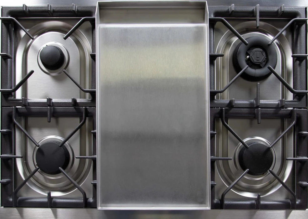 ILVE Majestic II 36" Dual Fuel Range Antique White Bronze Trim UM09FDNS3AWB