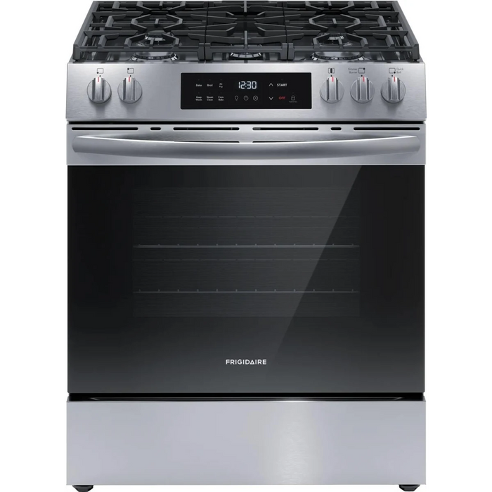 Frigidaire 30" Slide-In Gas Range FCFG3082BS