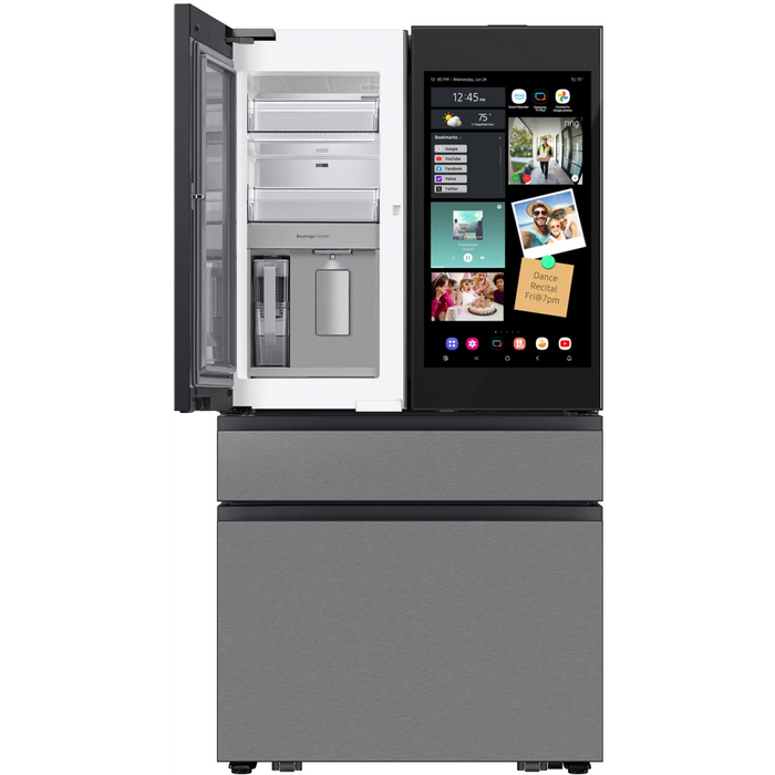 Samsung Bespoke Smart 4-Door French Door Refrigerator  RF90F29AECR