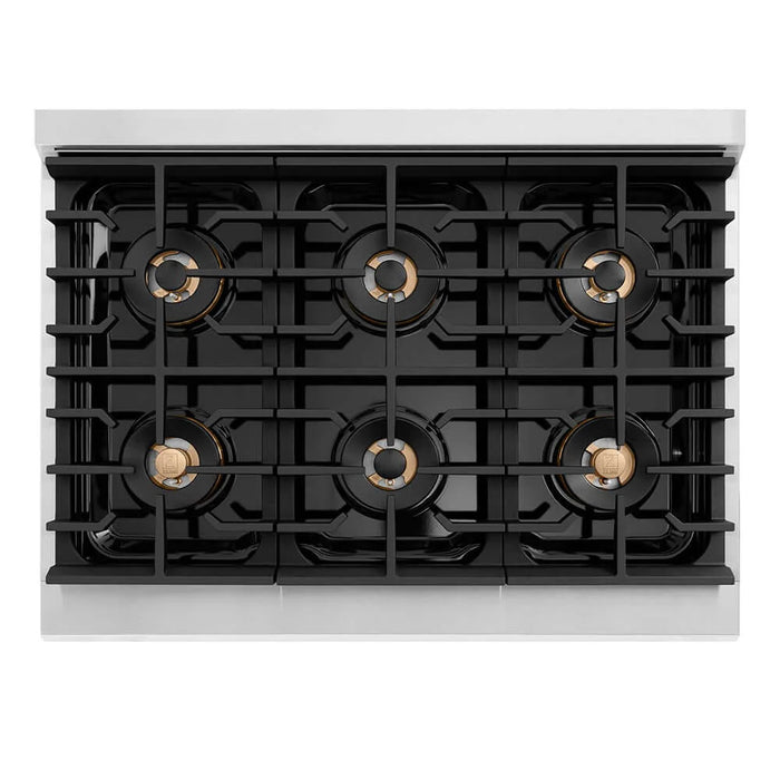 ZLINE 36" Paramount Gas Rangetop DuoPro™ Cooktop PSRTZ-36-MB