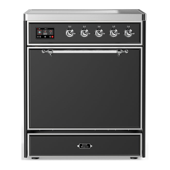 ILVE 30"Majestic III Induction Range, UMIB30QNR3 — UMIB30QNR3AWB