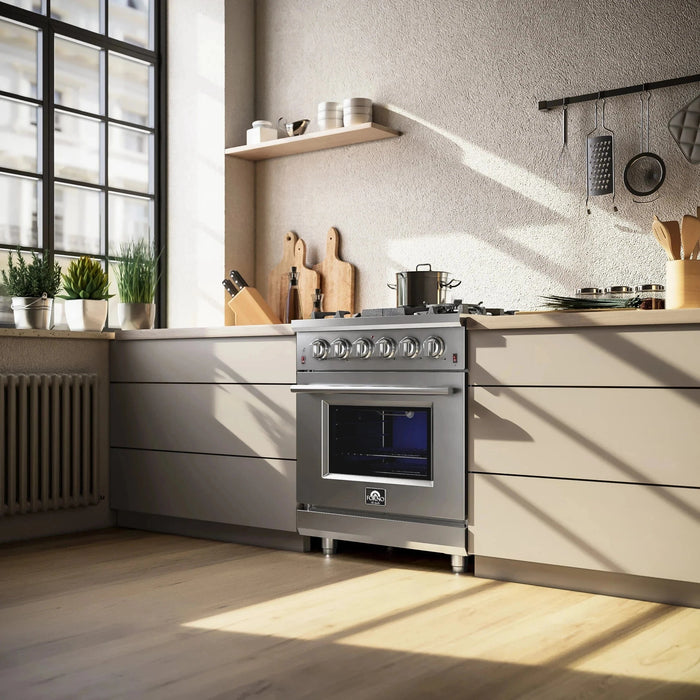 FORNO Massimo 30″ Gas on Gas Range FFSGS6239-30