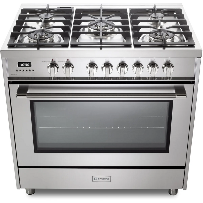 Verona 36" Freestanding Dual Fuel Range VPRFSGE365SS