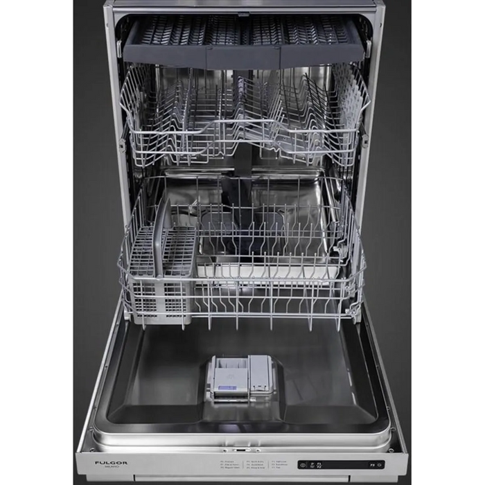 Fulgor 24" Fully Integrated Built-In Dishwasher, F6DWT24SS2