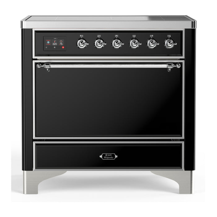 ILVE 36"Majestic III Induction Range, UMIB36QNR3 — UMIB36QNR3AWB